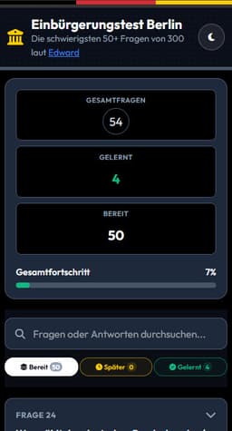 Einbürgerungstest App