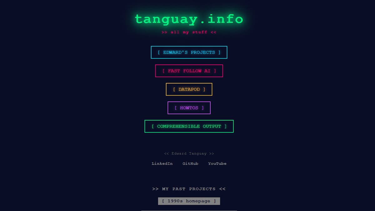 Tanguay.info - Desktop Preview