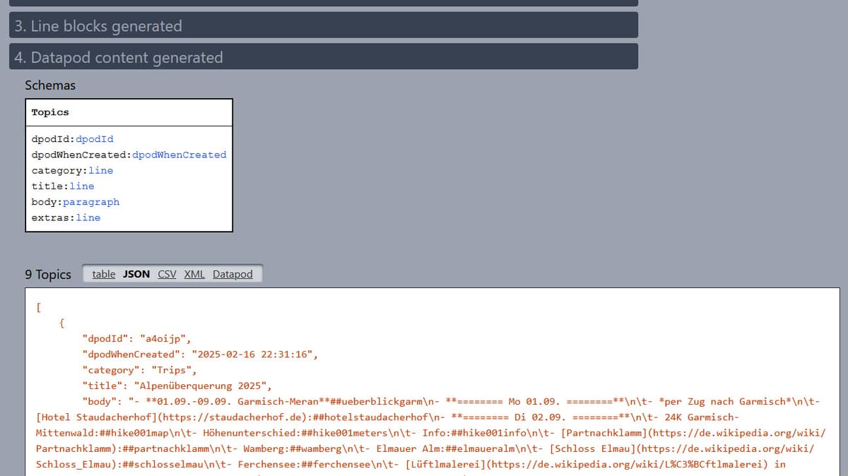 Datapod for React 2023 - Desktop Preview