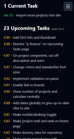 Edward's Projects 2026