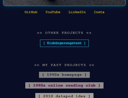 Added "other projects" section