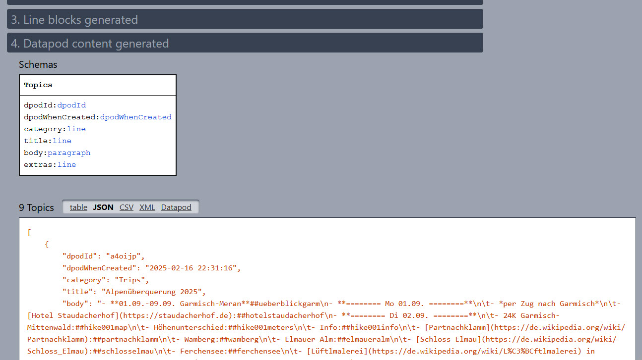 Datapod for TypeScript/React 2023 - Desktop