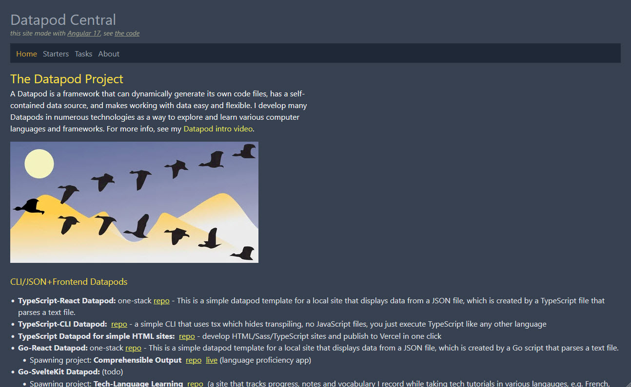 Datapod Central 2026 - Desktop