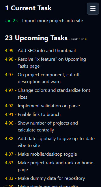 Edward's Projects 2026 - Mobile