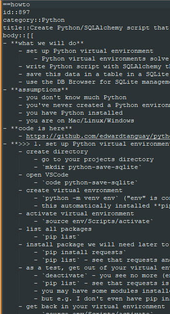 Multimedia Outline Parser - Mobile